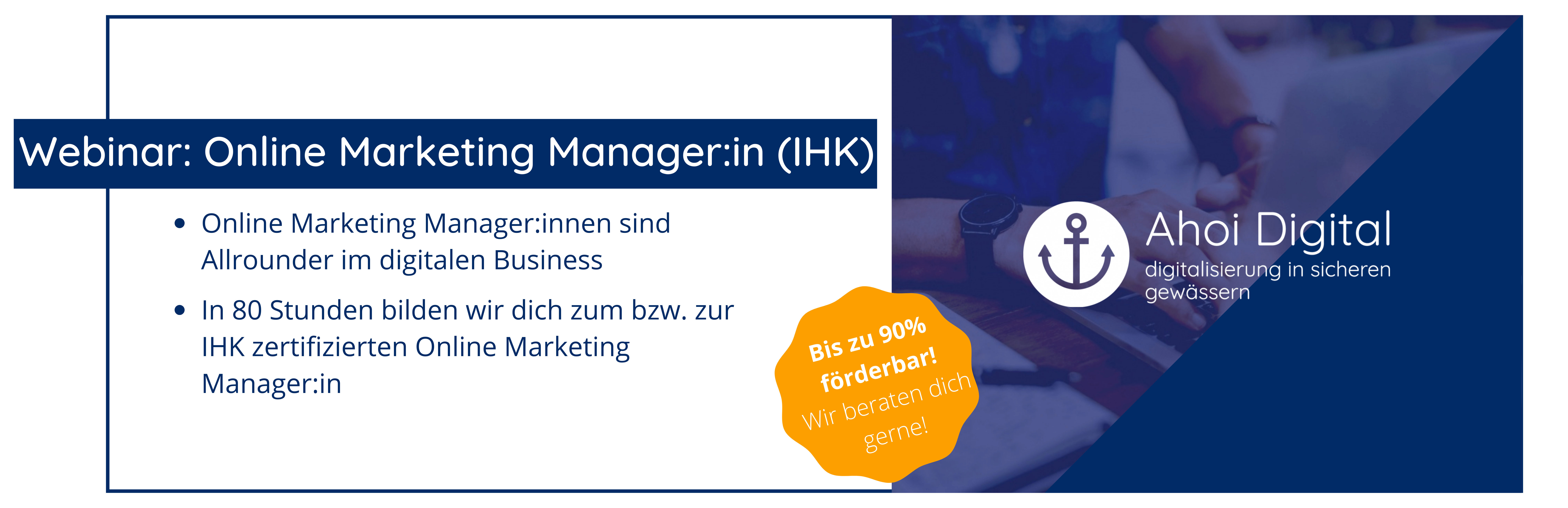 Werde Online Marketing Manager (IHK)! 1 - Social Media Agentur aus Oldenburg Social Media Agentur aus Oldenburg